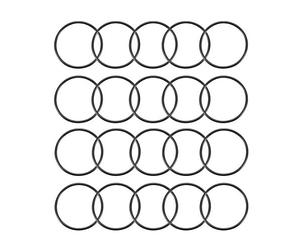 sourcing map 20pcs Joint Torique 31x28x1.5mm flexibles en caoutchouc Huile d'étanchéité filtre