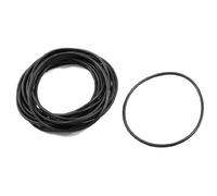 sourcing map 20pcs joint torique anneau silicone noir rondelles étanchéité 90mm x 84mm x 3mm