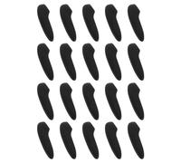 sourcing map 20pcs Lame Couteau Pointe Protecteur Couvercle Plastique Couteau Garde Manchons Couteau Lame Astuce Manchons Couvercle pour Cuisine, Noir