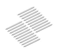 sourcing map 20Pcs Montre Bracelet Épingle 19mm Inox Acier Ressort Barre Épingles 1.2mm Diamètre pour Connecter le Bracelet de la Montre au Boîtier de la Montre ou au Fermoir