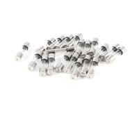 sourcing map 20pcs Rapide Fusion Verre Tube Fusible 15A 250V 5mm x 20mm