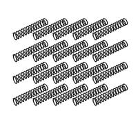 sourcing map 20Pcs Ressort de Compression 1.2mm Fil Diamètre 10mm OD Noir