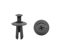 sourcing map 20Pcs Rivet Fixation Trou 8mm Plastique Gris Clips Fixation Porte Voiture