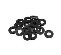 sourcing map 20pcs Rondelle Plate Joint Torique en Caoutchouc pour Tuyau Robinet Passe-fil 12x25x3mm