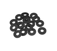 sourcing map 20pcs Rondelle Plate Joint Torique en Caoutchouc pour Tuyau Robinet Passe-fil 6x16x1,5mm