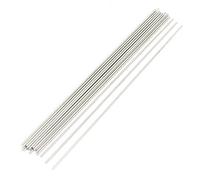 sourcing map 20Pcs Tige Acier 250mm x 2mm pour RC Avion En Acier Inoxydable Ronde