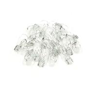 sourcing map 20Pièces T13 12V 10W Lampe Indicateur Tableau Bord Jaune Tableau Interne Clair