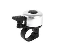 sourcing map- 21mm Rond Alarme Guidon Dia Cloche Anneau pour vélo, Noir Argenté