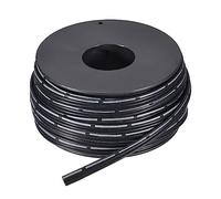 sourcing map 22AWG Silicone Ruban Câble 3Broche 22 Jauge Plat Câble Souple Silicone Fil 15m/50ft Noir Toronné Étain Cuivre Fil pour Modèle Avion, Modèle Voiture, Électrique Appareil