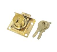 sourcing map 22mm diamètre Tête cylindrique armoire métallique porte sécurité Verrouillage tiroirs avec 2 clés