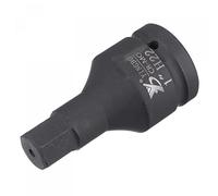 sourcing map 22mm Impact Hexagonal Douille à Embout 1" Entraînement 102mm Longueur Haut Carbon Acier Métrique Dimensions