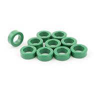 sourcing map 22mmx14mmx8mm tore ferrite transformateurrmateurs force 10pcs Vert carottes