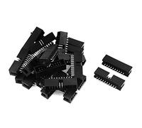 sourcing map 22pcs 2x10 20tige Connecteur Embase Droite mâle 2.54mm connecteur IDC