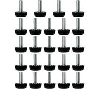 sourcing map 24 Pcs M8 x 28 x 30mm Pieds de Nivellement Réglables