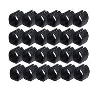 sourcing map 24 pcs Pieds de Chaise Glissières à Une Broche en Forme en U 20 mm