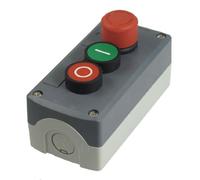 sourcing map 240V 3A SPST 1 NO NC Vert Rouge momentané arrêt urgence bouton poussoir plat fort Station