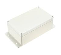 sourcing map 244x125x78mm Eléctron. ABS Plast. DIY Junction Boîte Enceinte Project Boîte Gris