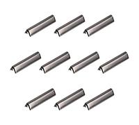 sourcing map 24Pcs Ceinture Boucle Points Connexion, 30mm/ 1.18-pouce Ruban Fermoirs à Sertir pour Cuir, Sangle, Bricolage Artisanat Création, Métallique Noir