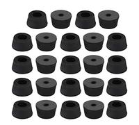 sourcing map 24pcs Patin Pied Chaise Meuble Caoutchouc Tampon Pare-choc Embout Jambe Protection D13x11xH7mm