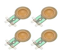 sourcing map 25.5mm Tweeter Voice Bobine Audio Haut-Parleur Resine Membrane Drive Tête 8 Ohm 4Pcs