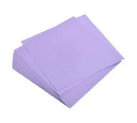 sourcing map 25 Feuilles Papier Origami Double Face Clair Violet 15 x 15 cm Carré Feuille pour Art Artisanat Projet, Débutants, Cadeaux