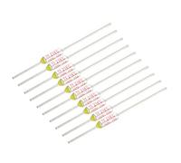sourcing map 250V 10A 216°C Celsius température coupure circuit fusible thermique 10 pc