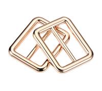 sourcing map 25mm(0.98") Métal Coulissant Sangle Réglable Boucle Attache Doré 4pcs