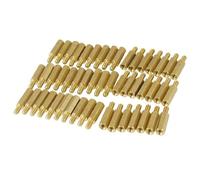 sourcing map 25mm Body Longueur 20 Pcs vis PCB Stand-off Spacer Hex M3 Homme x M3 Femme