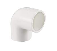 sourcing map 25mm Coude PVC Raccord Tuyau 90° 5 Pcs