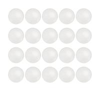 sourcing map 25pcs 10mm Nylon Solide Plastique Roulement Billes G1 Précision