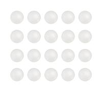 sourcing map 25pcs 7mm Nylon Solide Plastique Roulement Billes G1 Précision