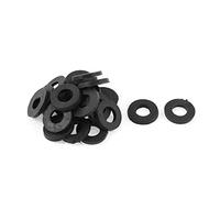 sourcing map 25pcs Rondelle Plate Caoutchouc Joint étanchéité Entretoise Ronde M10x20mmx3mm