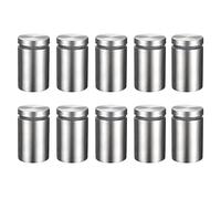 sourcing map (25x40mm Entretoise de Verre Vis Écartement Clou Publicitaire Montage Panneau Support Acrylique 10pcs