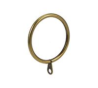 sourcing map 28Pcs Rideau Anneaux Métal 45mm Diamètre Intérieur Anneau Draperie pour Tringles à Rideaux Bronze