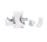 sourcing map 29mmx29mm étagère rangement Cabinet Plaque renfort angle Angle droit Blanc 8pcs