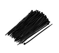 sourcing map 2mm Nylon Autobloquant Câble Serrage Collier Attache Noir 100pcs