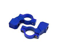 sourcing map 2Pc 10mm 7/8" Support Rétroviseur Guidon Moto Bleu ADP