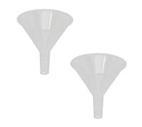 sourcing map 2pc 50mm Dia bouche lab ménage Entonnoir plastique liquide Outil remplissage