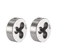 sourcing map 2Pcs 10-32 UNF Filière Filetage Droite Main Rond Machine