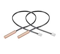 sourcing map 2Pcs 10K NTC Thermistance Sonde 15.7 Pouce Cuivre Sensible Température Temp Capteur pour Climatisateur