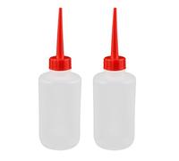 sourcing map 2pcs 250mL gel colle industrielle Bouteille en plastique huile distribution liquides