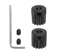 sourcing map 2pcs 48P Durci Pignon Moteur Ensemble Engrenages avec Hex Clé