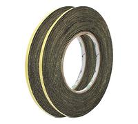 sourcing map 2pcs 5mm largeur 1mm Épaisseur ruban mousse éponge côté unique longueur 10 mètres noir