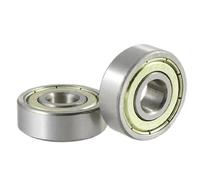 sourcing map 2pcs 628ZZ roulements à billes à gorge profonde miniatures blindés