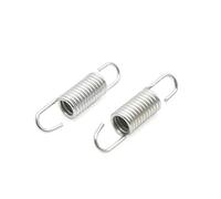 sourcing map 2Pcs 6cm métal Ton Argent Long Ressort Rappel pédale Frein Moto