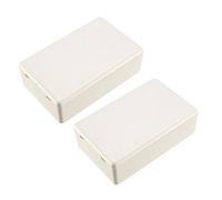 sourcing map 2pcs 80x50x26mm plastique électrique Boîtier jonction Bricolage Beige boîte