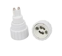 sourcing map 2pcs Adaptateur d'extension G9 à GU10 blanc | convertisseur de support de douille d'ampoule de lampe