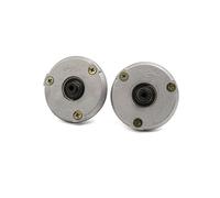 sourcing map 2pcs alliage aluminium Ton Argent Pièces Moto Rotor Filtre à huile digne CG125