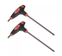sourcing map 2pcs Anti Tamper Inviolable Torx Clé Poignée en T Double Terminal Clé, S2 Acier T25