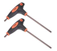 sourcing map 2pcs Anti Tamper Inviolable Torx Clé Poignée en T Double Terminal Clé, S2 Acier T30